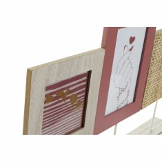 DKD Home Decor Foto okvir DKD Home Decor Home Wood Crystal Natural MDF Wood (42 x 5 x 27 cm)