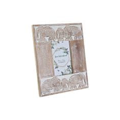 DKD Home Decor Foto okvir DKD Home Decor Crystal Elephant Brown White Mango wood Indian Man (23 x 1,5 x 28 cm)