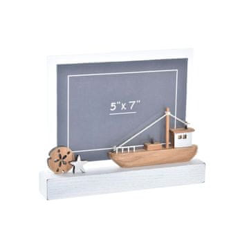 DKD Home Decor Foto okvir DKD Home Decor Les Rjava Bela Akril Sailor Barco (22 x 3,5 x 18 cm)