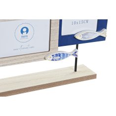 DKD Home Decor Foto okvir DKD Home Decor Les Kristal MDF Les Sredozemska riba (40,5 x 6 x 27 cm)