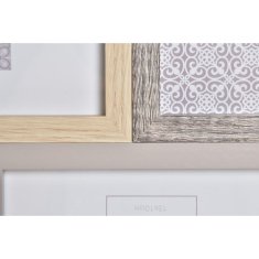 DKD Home Decor Foto okvir DKD Home Decor Grey Wood Crystal Natural MDF Wood Boho (45 x 2 x 45 cm)