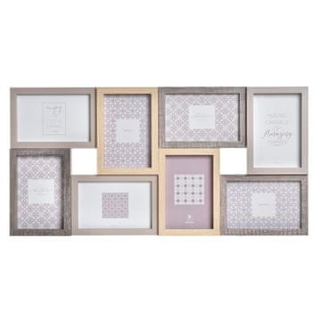 DKD Home Decor Foto okvir DKD Home Decor Grey Wood Crystal Natural Boho (56 x 3 x 28 cm)