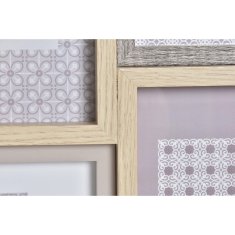 DKD Home Decor Foto okvir DKD Home Decor Grey Wood Crystal Natural Boho (56 x 3 x 28 cm)