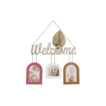 DKD Home Decor Foto okvir DKD Home Decor Natural Multicolor MDF Wood Boho (37 x 1,2 x 50 cm)