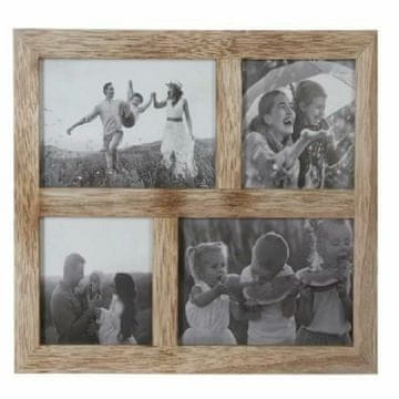 DKD Home Decor Foto okvir DKD Home Decor Crystal Natural Moutain MDF Wood (29 x 1,2 x 24 cm)