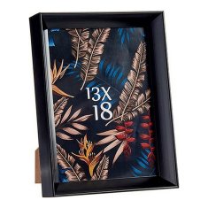Gift Decor Fotografski okvir 15,2 x 3,5 x 20,2 cm črna plastika steklo (15,2 x 3,5 x 20,2 cm)