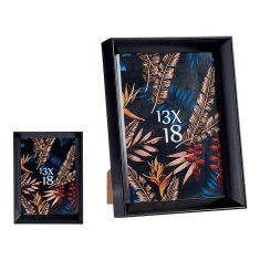 Gift Decor Fotografski okvir 15,2 x 3,5 x 20,2 cm črna plastika steklo (15,2 x 3,5 x 20,2 cm)
