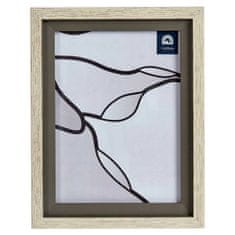 Gift Decor Foto okvir Siva rjava Kristal Les Plastika