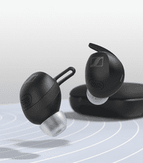 Sennheiser Momentum Sport brezžične slušalke, True Wireless, črne