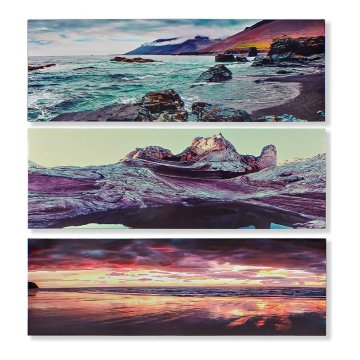 DKD Home Decor Slikarstvo DKD Home Decor Beach Canvas Beach (90 x 2 x 30 cm)