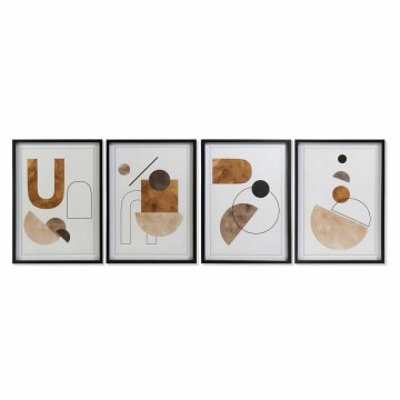 DKD Home Decor Slikarstvo DKD Home Decor 50 x 2,5 x 70 cm Abstract Modern (4 kosi)