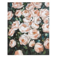 BigBuy Slikanje z oljem Vrtnice Borovnica (80 X 4 x 100 cm)