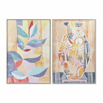 DKD Home Decor Slikarstvo DKD Home Decor 83 x 4,5 x 123 cm Vaza Skandinavski (2 enoti)