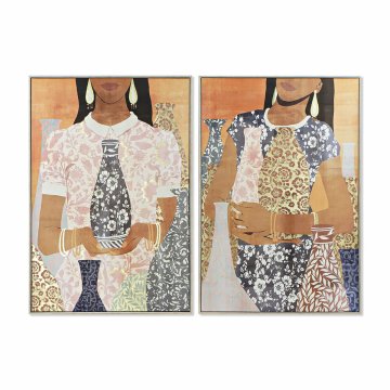 DKD Home Decor Slika DKD Home Decor Lady 83 x 4,5 x 123 cm Moderno (2 enoti)