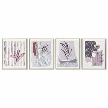 DKD Home Decor Slikarstvo DKD Home Decor S3018018 Abstract (40 x 2,5 x 50 cm) (4 enote)