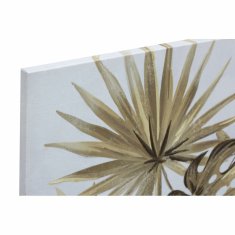 DKD Home Decor Slika DKD Home Decor 80 x 2,8 x 80 cm Tropski list rastline (4 kosi)