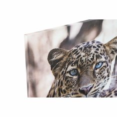 DKD Home Decor Slika DKD Home Decor Leopard Kolonialni (50 x 1,8 x 70 cm)