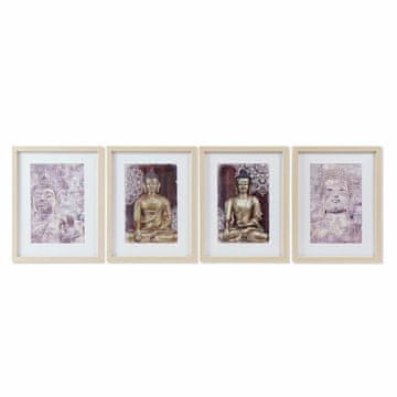 DKD Home Decor Slikarstvo DKD Home Decor Buda Oriental (35 x 2 x 45 cm) (4 enote)