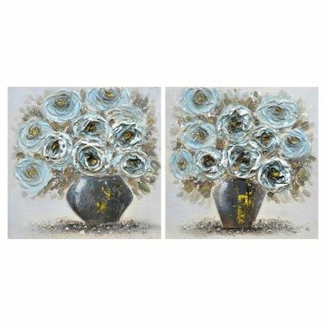 DKD Home Decor Slikarstvo DKD Home Decor S3018303 Vaza (60 x 3 x 60 cm) (2 enoti)