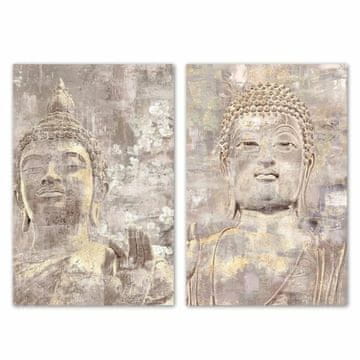 DKD Home Decor Slikarstvo DKD Home Decor Buda Oriental (50 x 1,8 x 70 cm) (2 enoti)