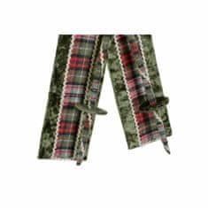 DKD Home Decor Viseča dekoracija DKD Home Decor Christmas Red Green Polyester Velvet (24 x 10 x 60 cm)