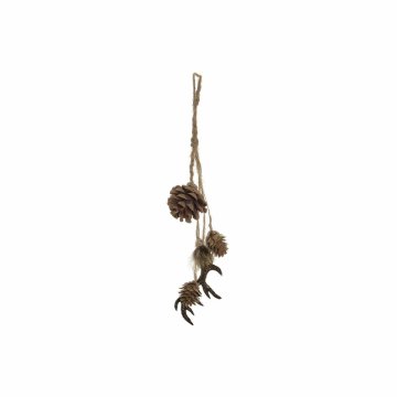 DKD Home Decor Viseča dekoracija DKD Home Decor Christmas Brown (6 x 6 x 30 cm)