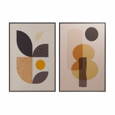 DKD Home Decor Slika DKD Home Decor 80 x 4,3 x 120 cm Abstract Modern (2 enoti)
