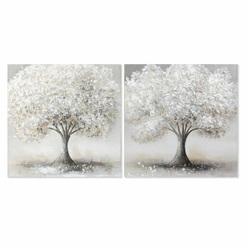 DKD Home Decor Slikarstvo DKD Home Decor Tree (100 x 3 x 100 cm) (2 enoti)