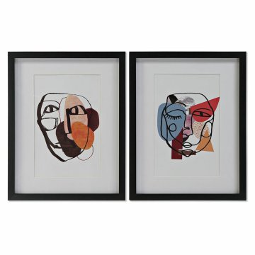 DKD Home Decor Slikarstvo DKD Home Decor Abstract Modern (2 enoti) (35 x 2 x 45 cm)