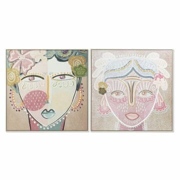 DKD Home Decor Slikarstvo DKD Home Decor Face (103 x 4,5 x 103 cm) (2 enoti)