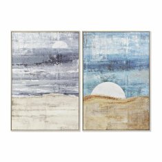 DKD Home Decor Slika DKD Home Decor 83 x 4,5 x 123 cm Abstract Modern (2 enoti)