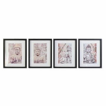 DKD Home Decor Slikarstvo DKD Home Decor Buddha Oriental (35 x 2,5 x 45 cm) (35 x 2 x 45 cm) (4 enote)