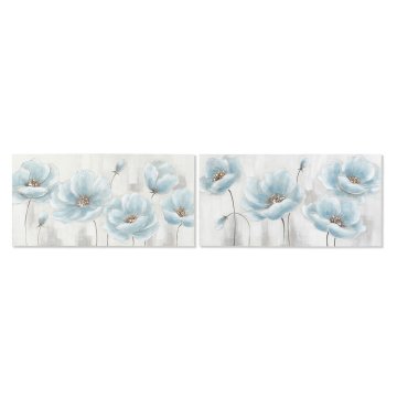 DKD Home Decor Slikarstvo DKD Home Decor Mak (100 x 3 x 50 cm) (2 enoti)