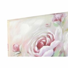 DKD Home Decor Slika DKD Home Decor 80 x 3 x 80 cm Rože Shabby Chic (2 enoti)