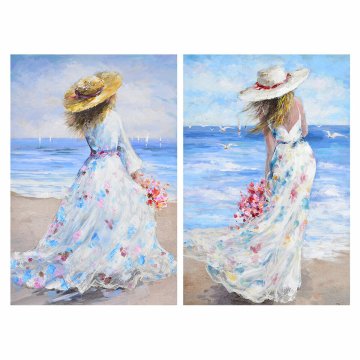 DKD Home Decor Slika DKD Home Decor 80 x 3 x 120 cm Sredozemlje (2 enoti)
