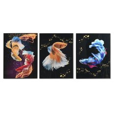 DKD Home Decor Slika DKD Home Decor 60 x 3 x 80 cm Sodobne spirale (3 kosi)