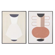 DKD Home Decor Slikarstvo DKD Home Decor Vaza Skandinavski (75 x 4 x 100 cm) (2 enoti)