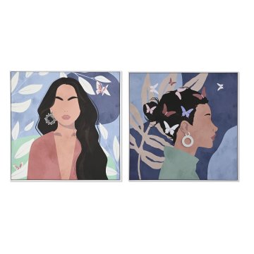 DKD Home Decor Slika DKD Home Decor 103 x 4,5 x 103 cm Lady Skandinavski (2 enoti)