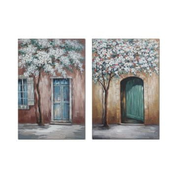 DKD Home Decor Slikarstvo DKD Home Decor Vrata (80 x 2,8 x 120 cm) (2 enoti)