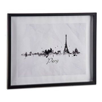 Gift Decor Slikarstvo Mesto 42 x 2,5 x 52 cm Črni les