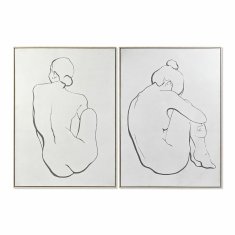 DKD Home Decor Slika DKD Home Decor 103,5 x 4,5 x 144 cm Lady Modern (2 enoti)