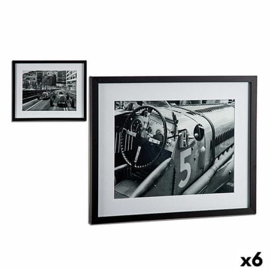 Gift Decor Slikarstvo Kristalni avto Črna iverna plošča (3 x 43 x 53 cm) (6 enot)