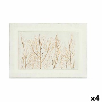 Gift Decor Platno veja z reliefom (35 x 50 x 3 cm) (4 enote)