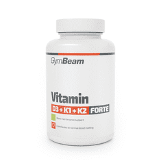 GymBeam Vitamin D3+K1+K2 Forte, 120