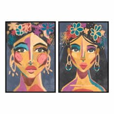 DKD Home Decor Slika DKD Home Decor 102,5 x 4,3 x 142,6 cm Lady Modern (2 enoti)
