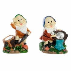 DKD Home Decor Vrtni škratje DKD Home Decor Resin Multicolor (11 x 11 x 15 cm) (2 enoti)