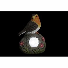 DKD Home Decor Solarna svetilka DKD Home Decor Ptica iz smole Multicolor (9 x 7 x 13 cm) (2 enoti)
