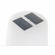 DKD Home Decor Solarna svetilka DKD Home Decor Grey LED luči aluminij bela plastika (20 cm)