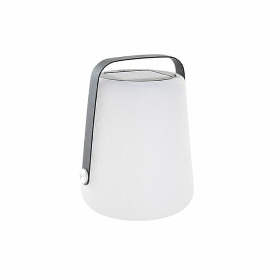 DKD Home Decor Solarna svetilka DKD Home Decor Bele LED luči Aluminij PE (20 cm)