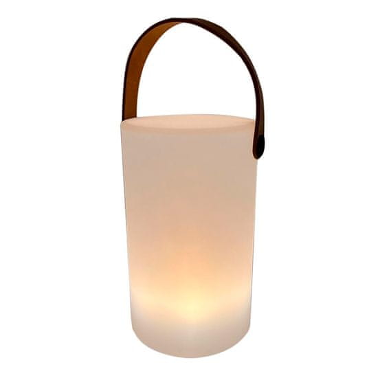 DKD Home Decor Solarna svetilka DKD Home Decor Rjava Polietilen Bela Poliuretan (11 x 11 x 20 cm)